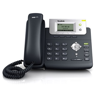 Yealink T21P VoIP/SIP Desktop Phone (SIP-T21P), 2-Lines, PoE, Greyscale LCD Display With PSU