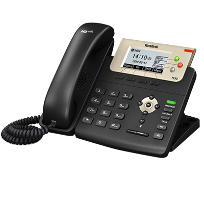 Yealink T23GN VoIP/SIP Phone (SIP-T23), 3-Lines, 2 x Gigabit Ports, PoE, Greyscale LCD Display Without PSU